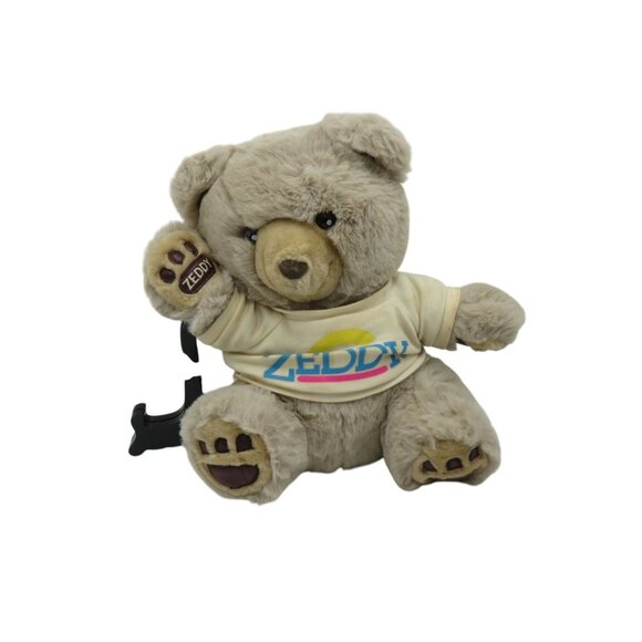 Zeddy Other - Vintage Zeddy Teddy Bear Plush With T-Shirt Large Stuffed Animal 1980s Collectib